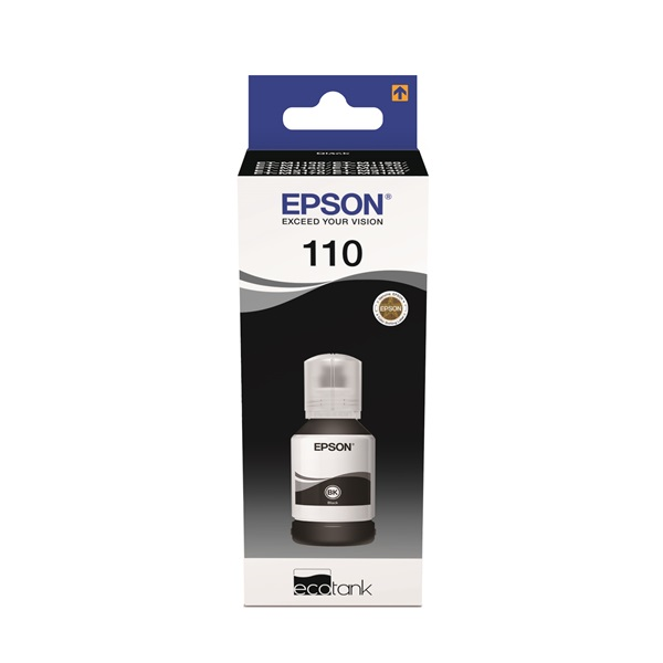 EPSON 110 EcoTank Черна мастилена касета 120 мл