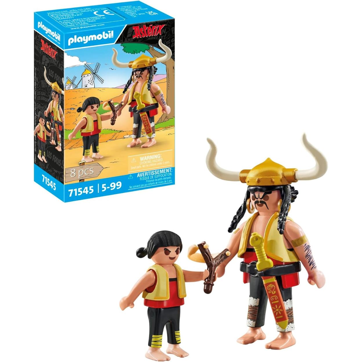 Playmobil Asterix Quibelez de Saporan és Pepe (71545) (play71545)