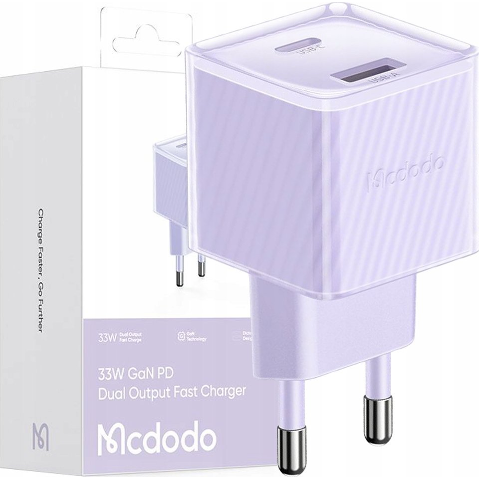 McDodo CH-4153 33W mains charger (purple) ( )