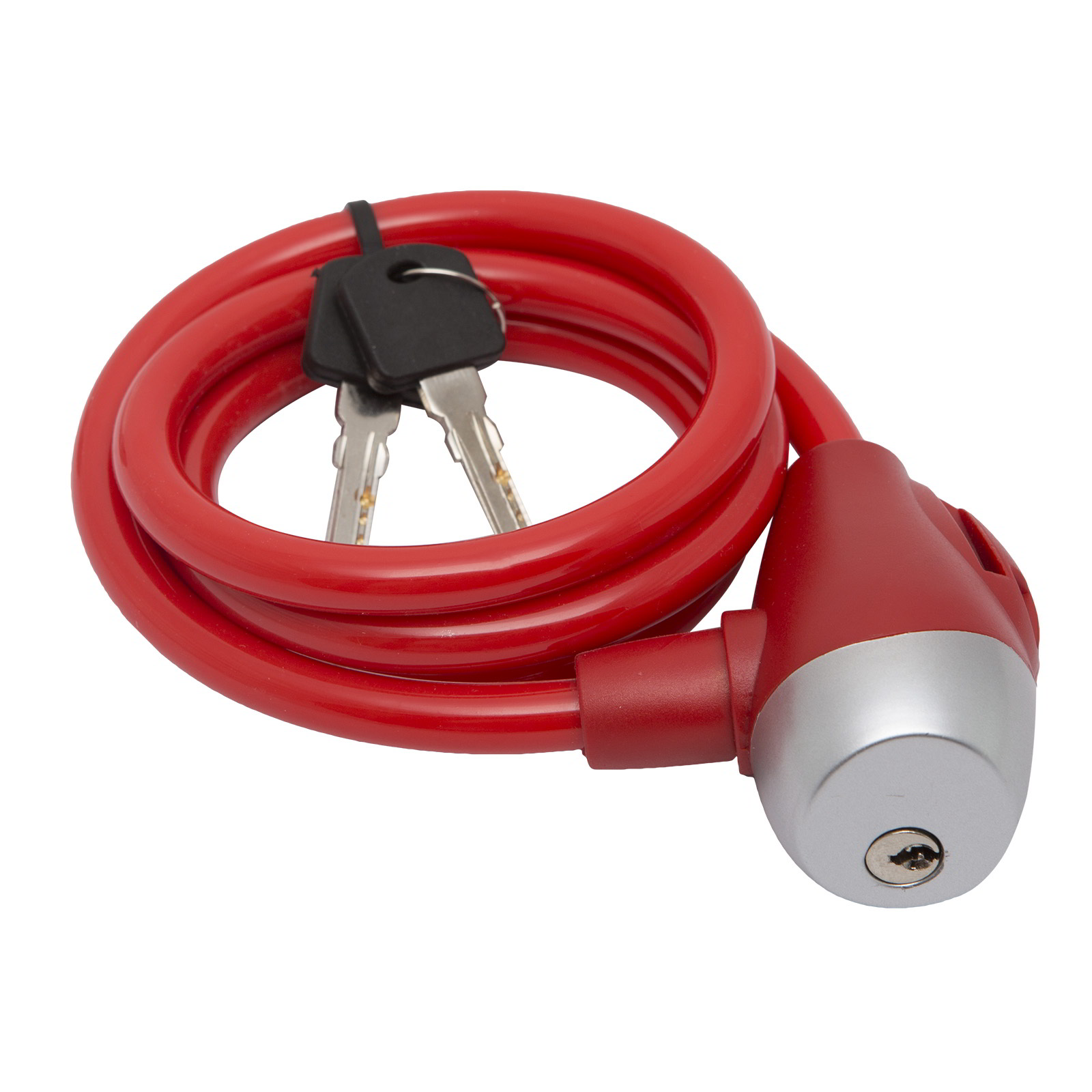 Delight 57077RD Kerékpár zár - Piros (57077RD)