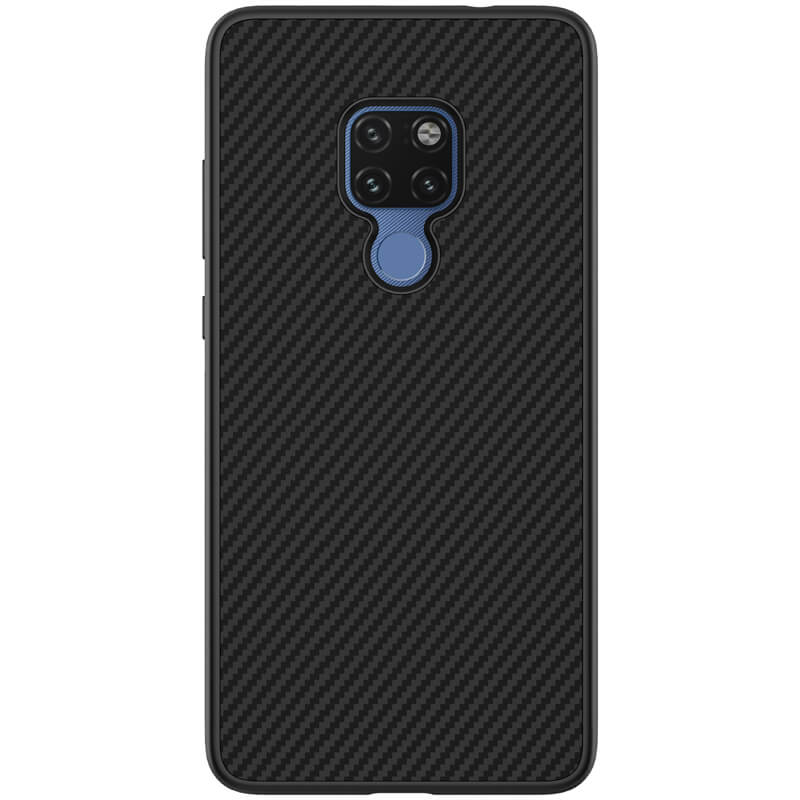 Nillkin Synthetic Fiber Huawei Mate 20 Hátlap - Fekete (NL167094)