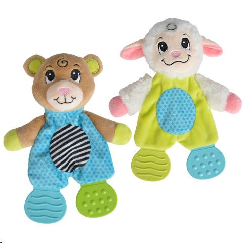 Simba Toys ABC plüss állatos rágóka kétféle (104010126) (Simba Toys 104010126)