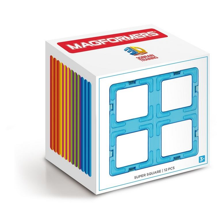 Magformers Szupernégyzet 12 darabos építő készlet (005-53216)