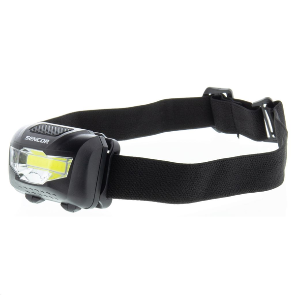 Čelová baterka LED čelová 3W COB 120lm