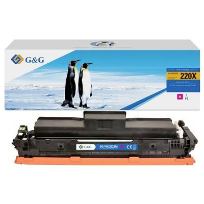 Съвместима тонер касета G&G за HP 220X W2203X NT-PH2203XM-B-V2-S1, магента, 5500 страници