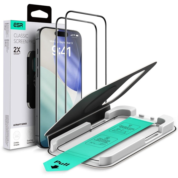 Tvrdené sklo ESR pre Apple iPhone 17 Pro, 2 ks