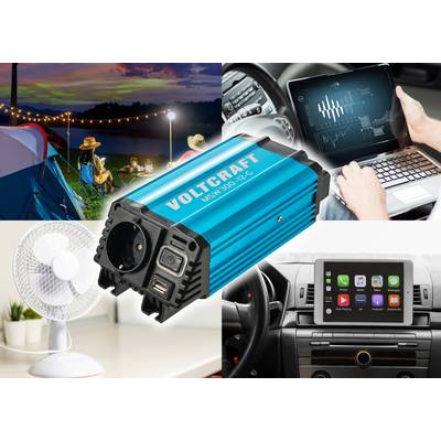 VOLTCRAFT Inverter MSW 300-12-G 300 W 12 V/DC - 230 V/AC módosított szinuszhullám (VC-13984530) (VC-13984530)