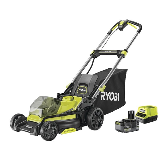 Ryobi 18V szénkefe nélküli 40 cm-es akkumulátoros fűnyíró