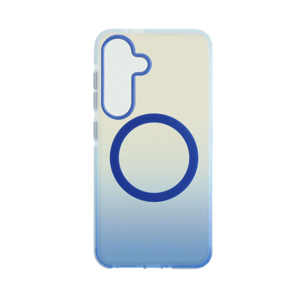 Cellect Samsung Galaxy S25 mágneses tok kék-átlátszó (CEL-MAG-S25-BLTP) (CEL-MAG-S25-BLTP)