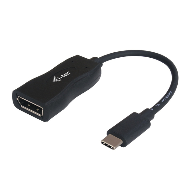 i-tec C31DP60HZP adaptor pentru cabluri video 0,15 m USB-C 3.1 DisplayPort Negru