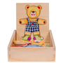 Dřevěné puzzle Smily Play Medvídek SPW83592