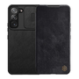 Samsung Galaxy S22 Plus 5G (Sm-S906) Nillkin Qin Pro Case Standing, Leather Effect (Flip, Side Opening, Bank Card Holder, Camera Protection) Черен
