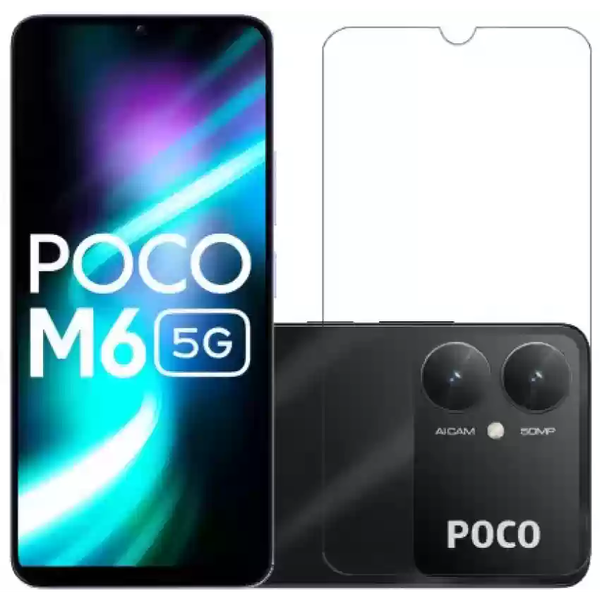 Fusion Xiaomi Poco M6 5G Edzett üveg kijelzővédő