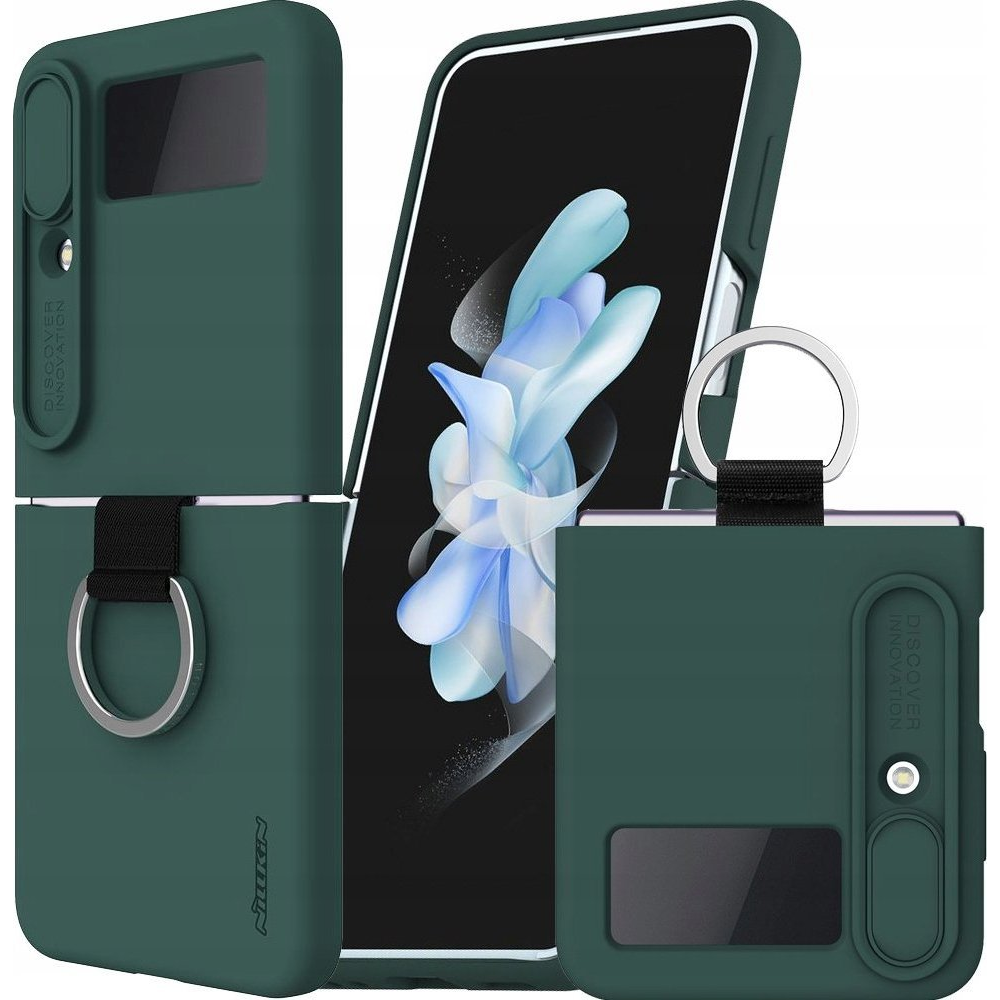 Nillkin CamShield Silky Case Samsung Galaxy Z Flip 4 5G (green) (NLK1043)