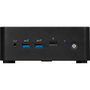 MSI Cubi NUC 13MQG-070EU Intel® Core™ i7 i7-1365U 16 GB DDR5-SDRAM 1 TB SSD Windows 11 Pro Mini PC Fekete