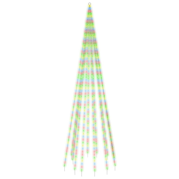 Коледна елха vidaXL, Цветно, 732 LED, 500 см