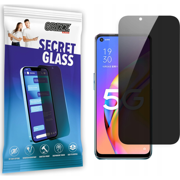  GrizzGlass Szkło prywatyzujące GrizzGlass SecretGlass Oppo A93 5G