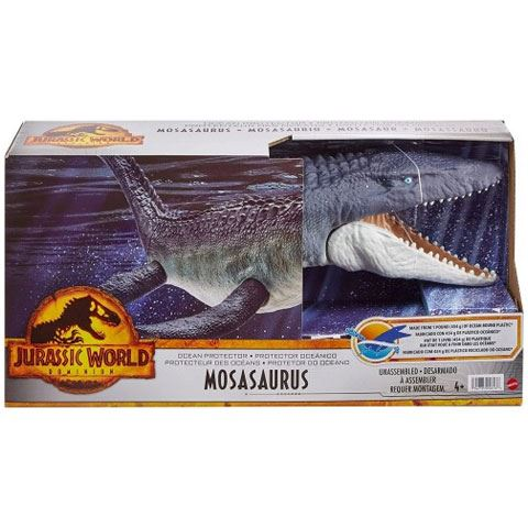 Mattel Jurassic World Világuralom Moszaszaurusz figura (HNJ56) (HNJ56)