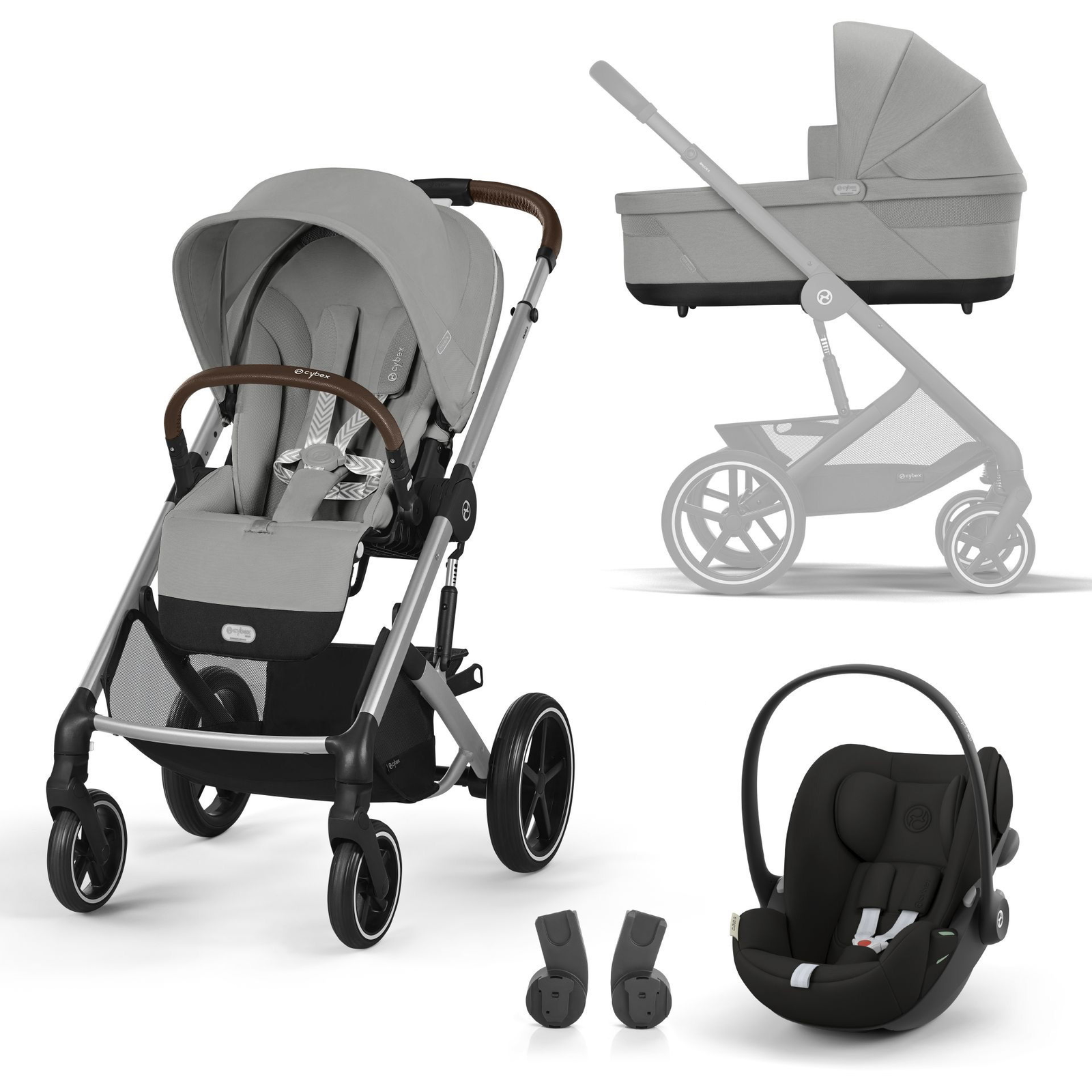 Cybex Balios One Box comfort, Stone Grey (4063846522101)