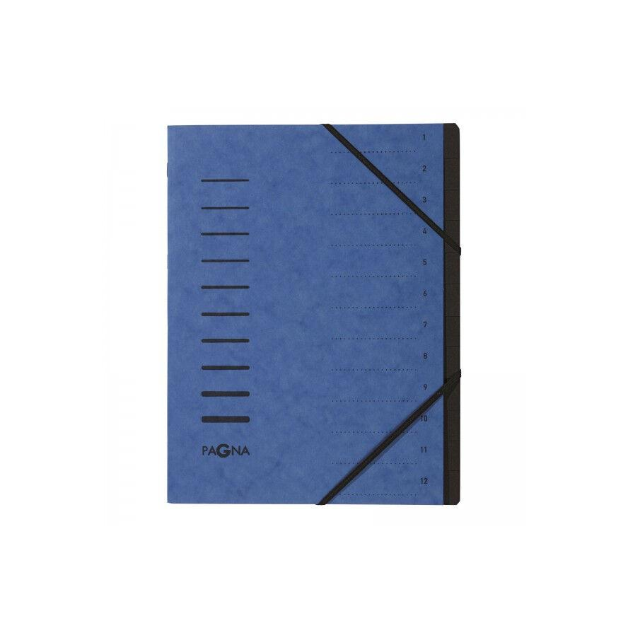 PAGNA Ordnungsmappe 12 Fächer 1-12 blau (40059-02) (40059-02)