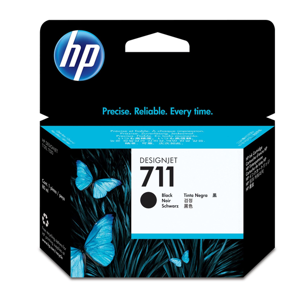 Cartuș de cerneală neagră HP 711, 80 ml