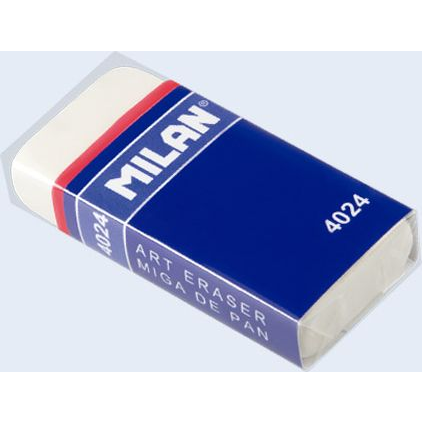 Caja De 24 Gomas De Borrar Milan 4024 Miga De Pan