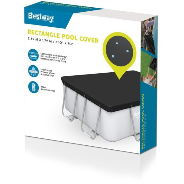 Bestway 58442 / 24 покритие за басейн Предпазно покритие на басейна