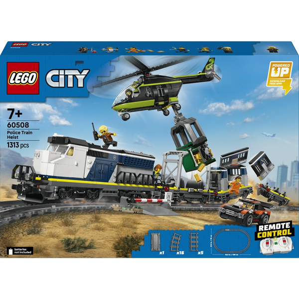 LEGO® City 60508 Rablás a rendőrségi vonaton