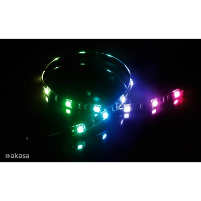 LED Szalag Akasa Vegas MB 50cm 15 LED RGB Mágneses (Aura/Mystic Light) (CSGH-ACAK120)