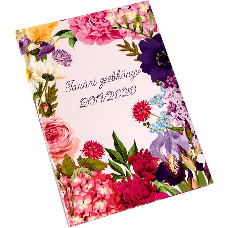 Realsystem Heti A5 Tanári zsebkönyv - Virágminta (5311-68)
