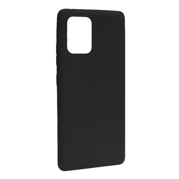 Szilikon telefonvédő (matt) FEKETE [Samsung Galaxy S10 Lite (SM-G770F) ] (5996457951949)