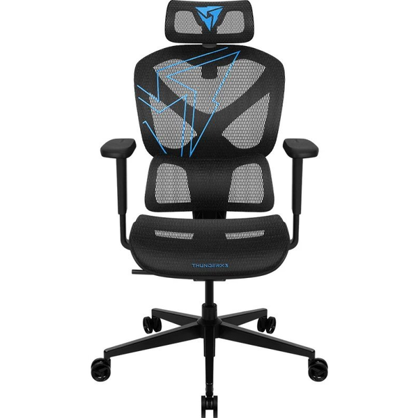Fotel ThunderX3 ThunderX3 YTC-Mesh Gaming Stuhl - schwarz/blau