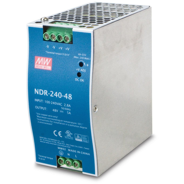 48V, 240W Din-Rail Power