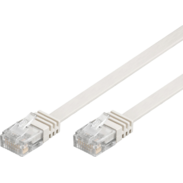  MicroConnect RJ-45/RJ-45 kat.6 1m Biały (V-UTP601W-FLAT)