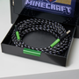 Numskull PS5/XBOX Series Minecraft játéktartó szekrényes állvány LED világítással - Fekete