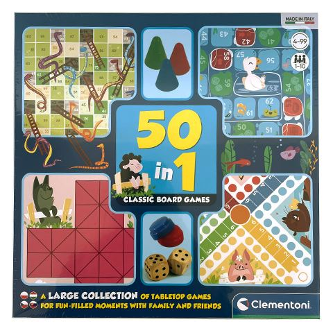Clementoni 50az1-ben társasjáték szett (50724)