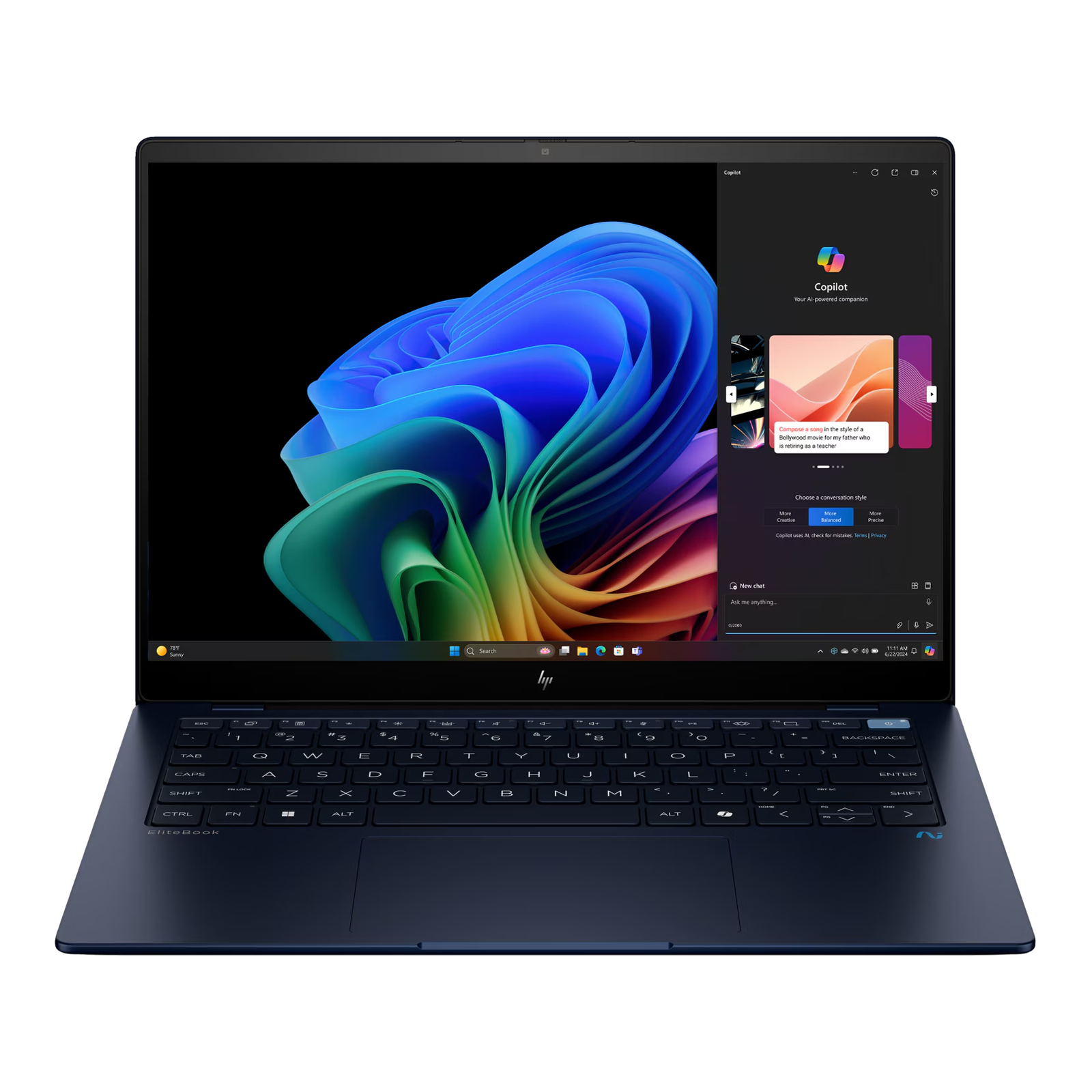 HP EliteBook Ultra G1Q Laptop Sötétkék (14