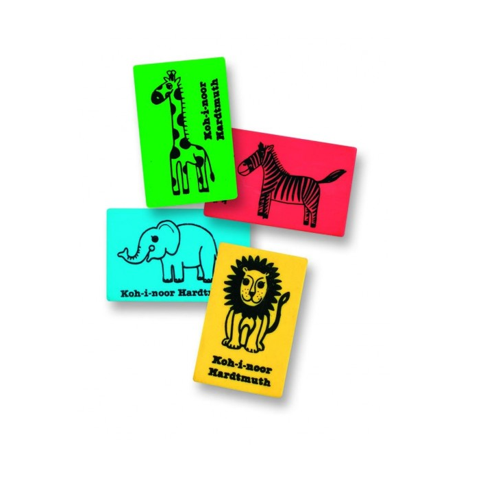 Koh-I-Noor Safari mintás plasztik radír (7120172002)