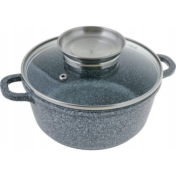 Zilner GARNEK MARMUROWY 1.7L 18cm ZILNER GREY ZL-6999
