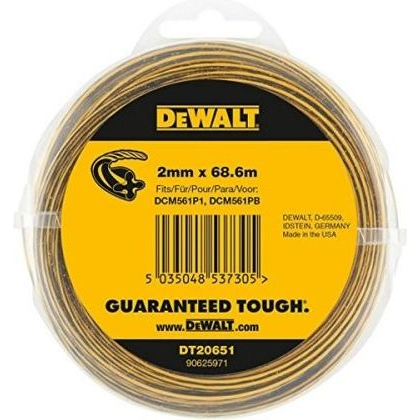 DEWALT Flexvolt Trimmer-Faden 68,6 m / 2,0 mm