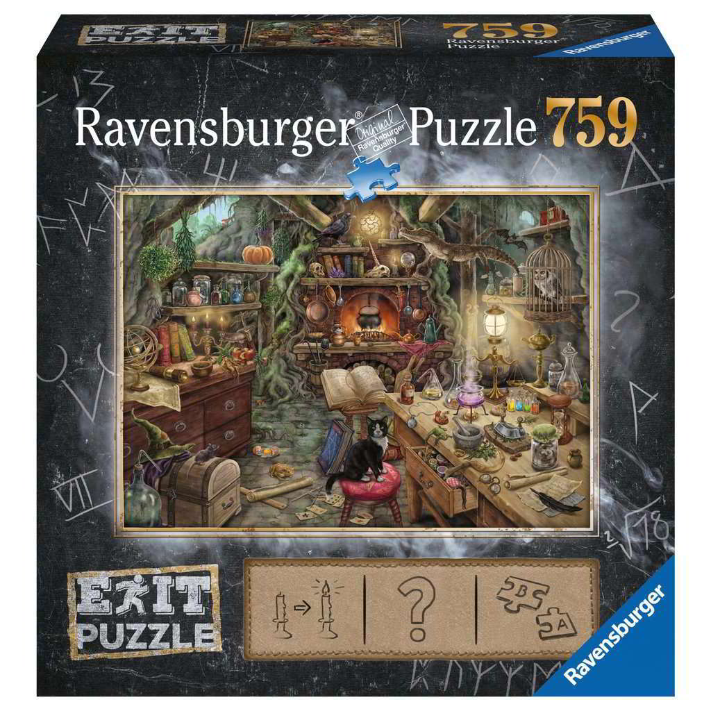 Ravensburger Puzzle - EXIT - Boszorkány konyhája - 759 darabos (19952)