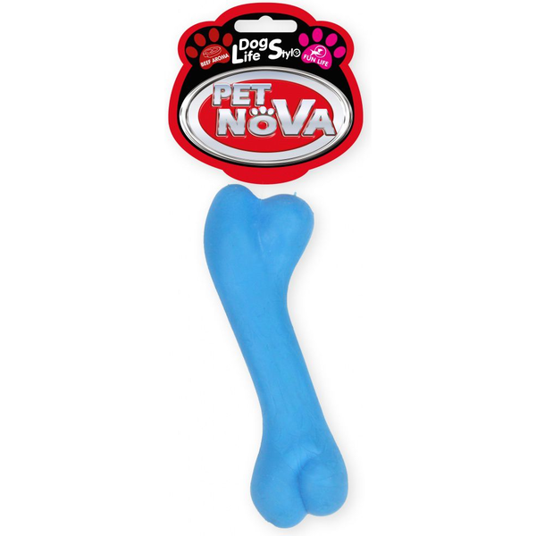 Aqua Nova Kutyajáték Tömör Gumicsont 12 cm Tpr-Bone12Bl