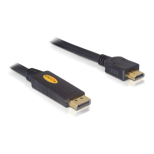 Delock DL82435 Displayport apa -> HDMI apa kábel 3m (DL82435)