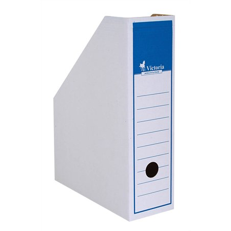 Victoria A4 Iratpapucs karton - Kék-fehér (24781)