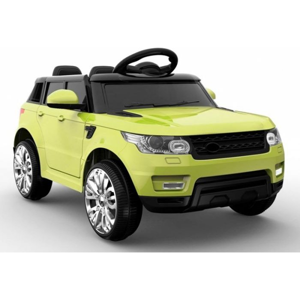 LAND ROVER HL 5731 Hasonmás 12 V Elektromos Kisautó - Szülői Távirányítóval, Műanyag Kerekekkel, Zöld