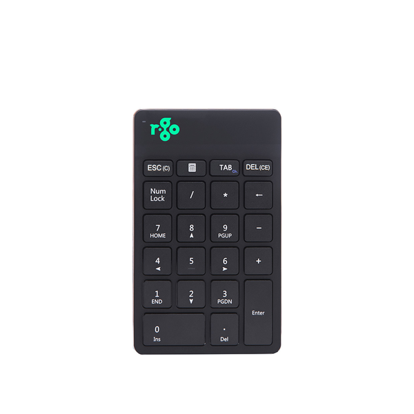 R-Go Tools RGOCONMWLBL numerisk tastatur Universel Bluetooth Sort