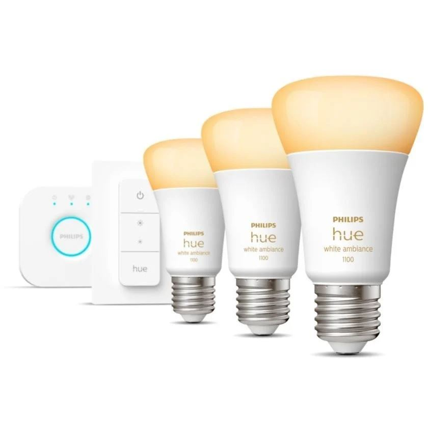 Philips Hue LED fényforrás E27 8W kezdőcsomag (929002468403) (929002468403)