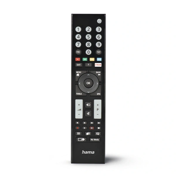 Hama 00221065 diaľkové ovládanie IR Wireless TV Tlačidlá