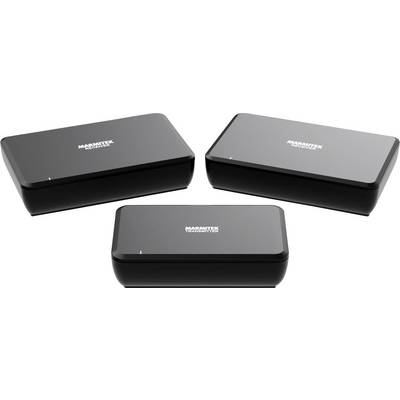 Marmitek 25008492 audio / video predlžovač AV vysielač a prijímač Čierna