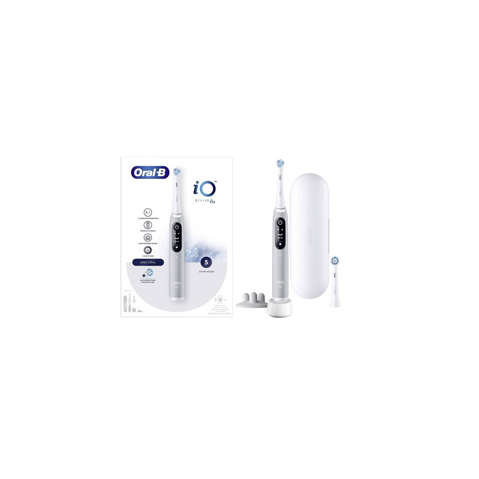 Oral-B iO Series 6 Elektromos Fogkefe Grey Opal (IO6S GREY OPAL)